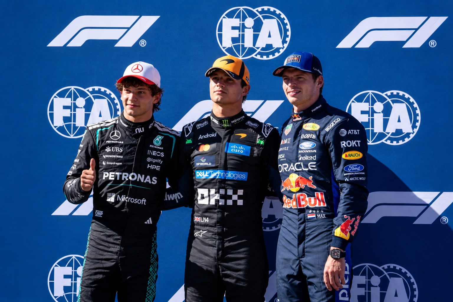 Madrid GP:Antonelli Triumphs as Verstappen and Norris Complete Podium