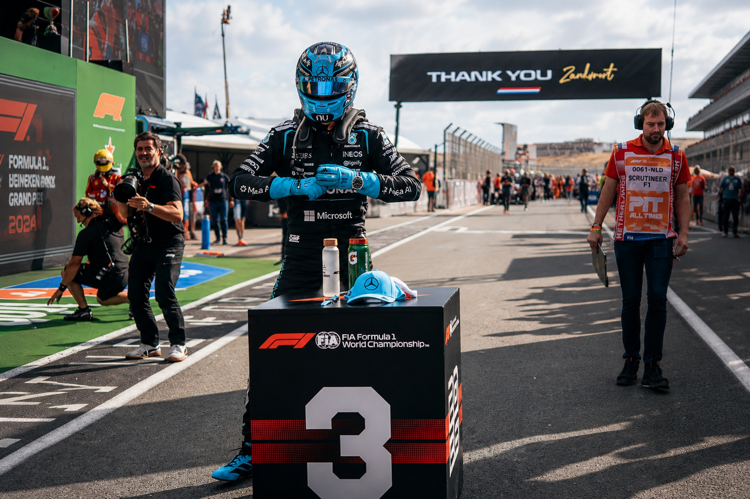 “I’m Just Really Happy to Be Back on the Podium” George Russell After Dutch GP
