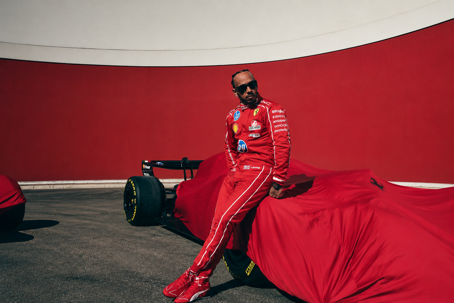Ferrari Reveals Schumacher-Inspired Race Suits for Leclerc and Hamilton at Monza